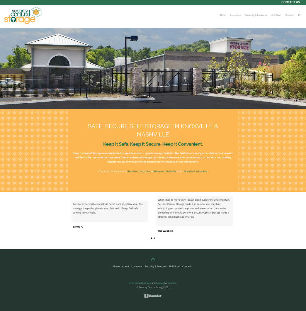 Security Central Storage